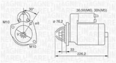 MAGNETI MARELLI 063720011010 -  Стартер